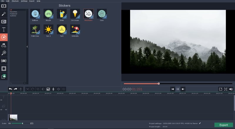 free simple easy to use video editor