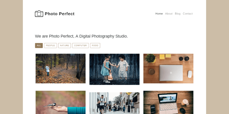 Free Photo Gallery Template from superdevresources.com