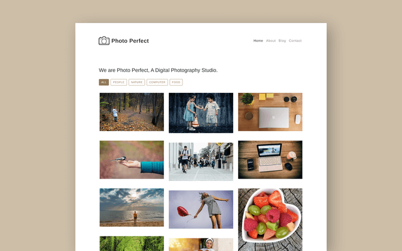 Free Photo Gallery Template Built with Bootstrap Super Dev Resources