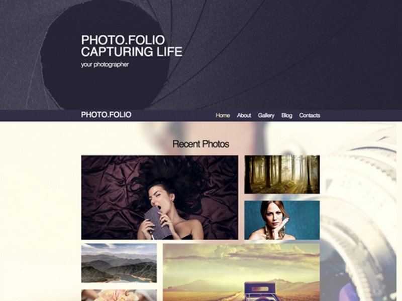 photo folio template