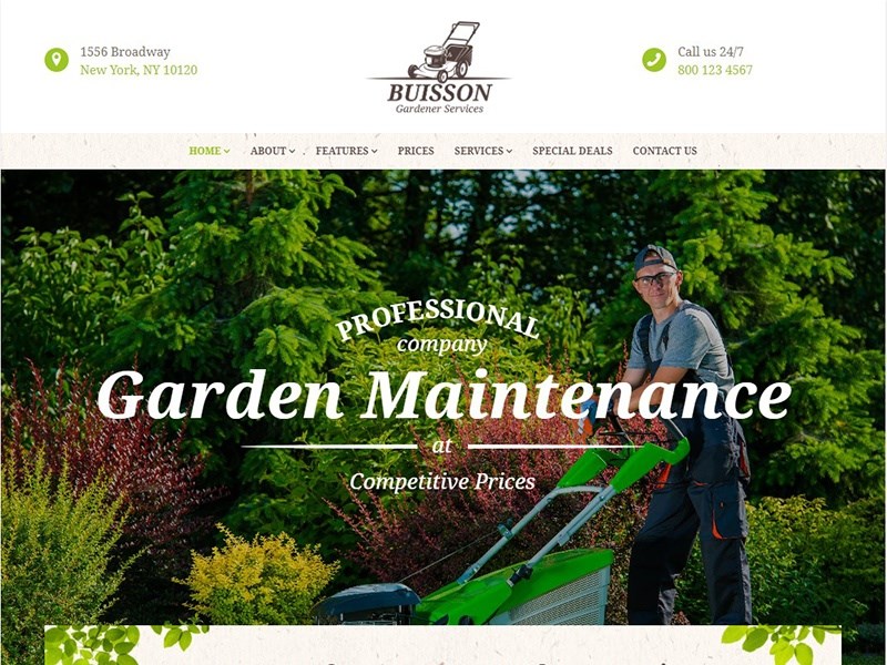 Buisson | Gardening WordPress Theme