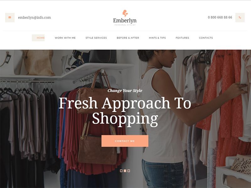 Emberlyn | Personal Stylist WordPress Theme