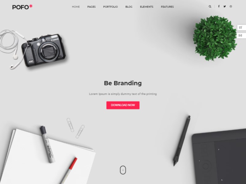 24 pofo creative agency bootstrap template