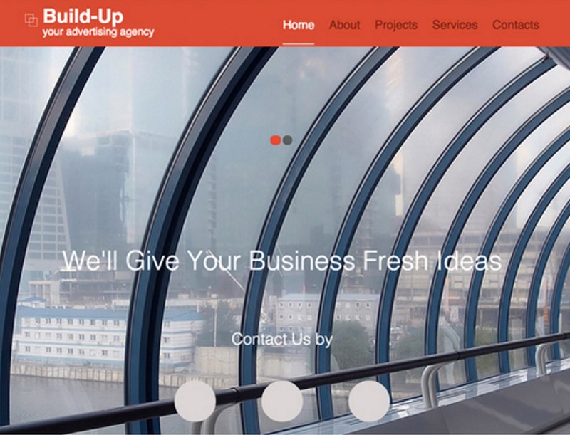 8 advertising agency responsive website template