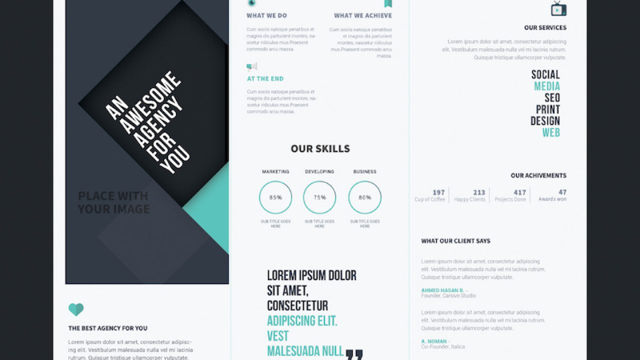 25 Tri Fold Brochure Templates Psd Ai Indesign Free Premium Super Dev Resources