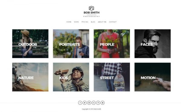 25+ Best Photography Website HTML Templates with Stunning Photo Gallery ...