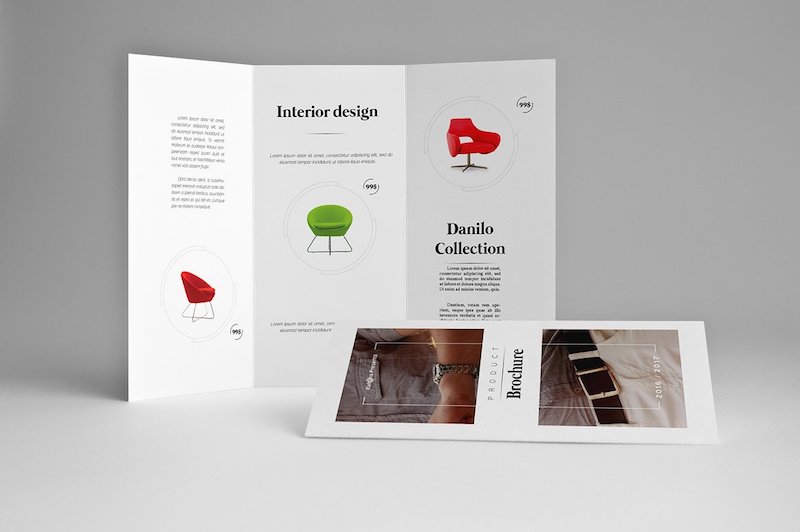 product trifold brochure template