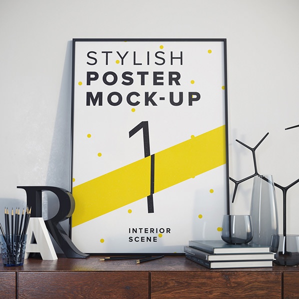 30 Poster Mockup PSD Templates To Showcase Your Designs   Super Dev