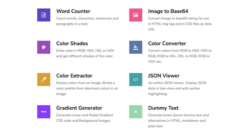 tools for web designers developers