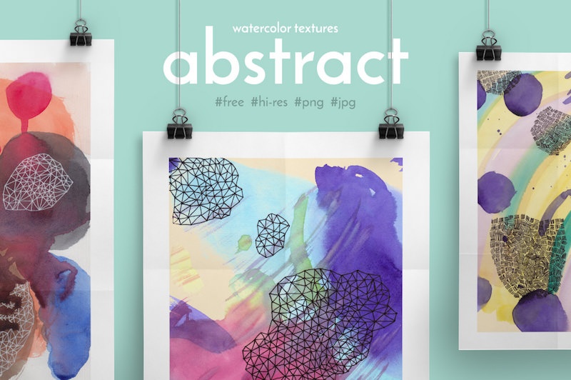 abstract watercolor textures