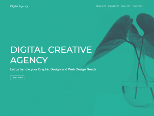 digital agency screenshot