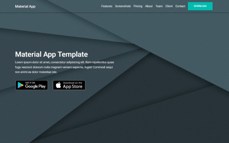 Material App Template