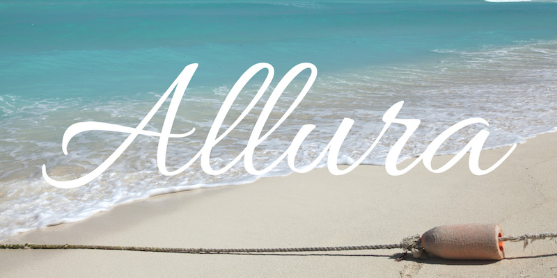 allura free font