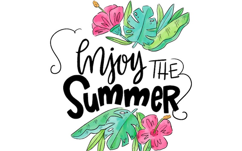 Free Summer Quotes with Beautiful Lettering