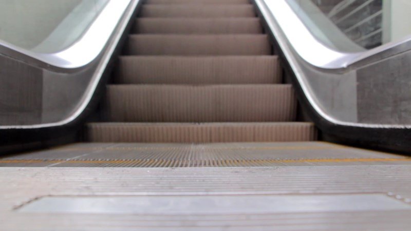 Escalator Modern Stairs Video Footage