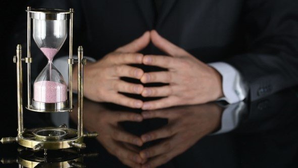 Hourglass Time is Running Out