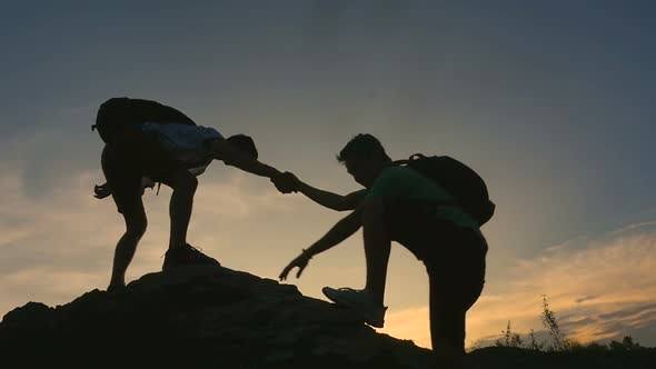 Rock Climbing Helping Hand