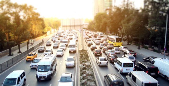 Stock Footage City Traffic