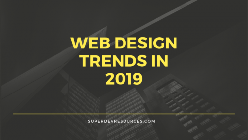 web design trands 2019
