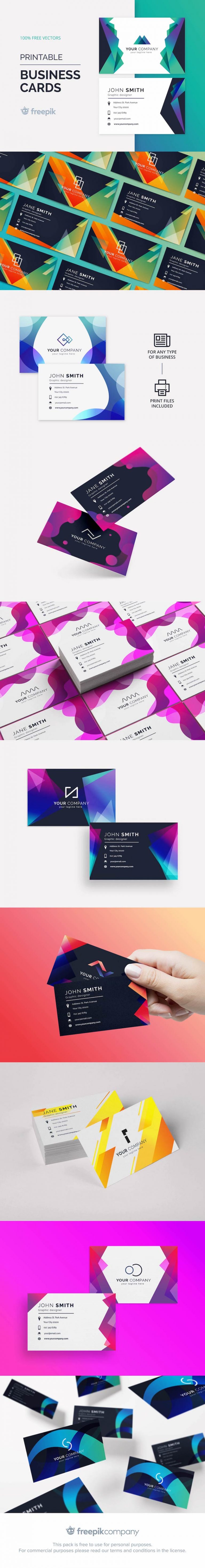 10 Free Modern Business Card Vector Templates - Super Dev Resources