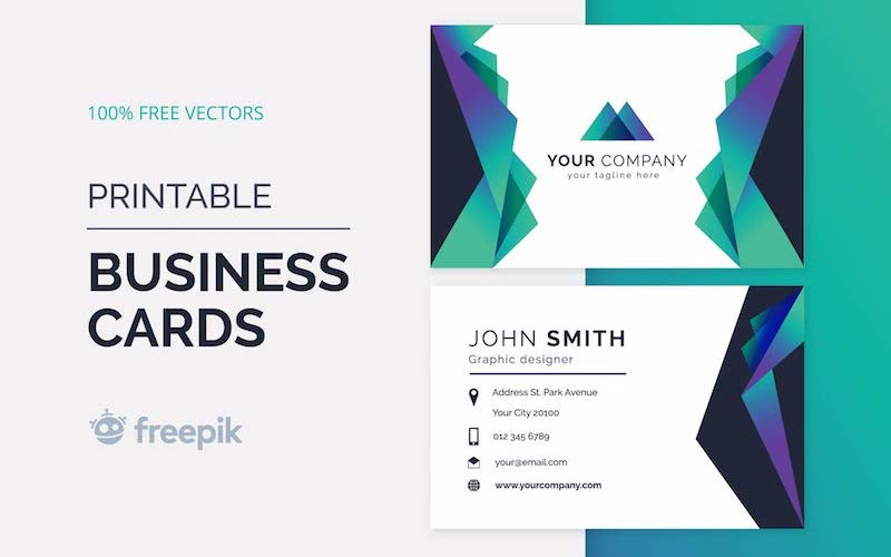 modern business card design templates