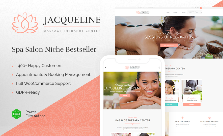 44 Jacqueline – Spa Massage Salon Theme