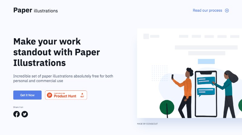 iconscout free paper illustrations