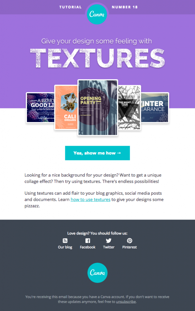 canva tutorial email