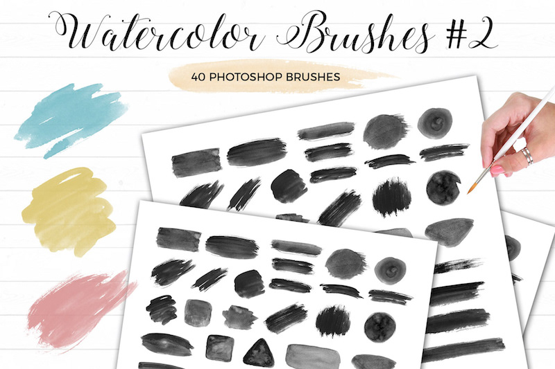 how to download watercolor brushes for photoshop