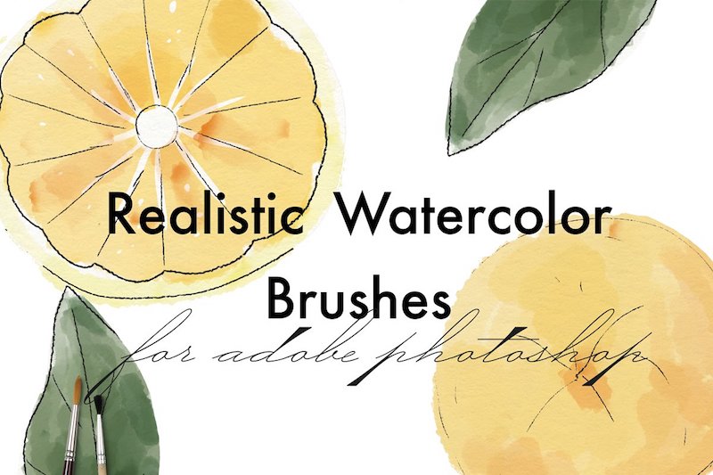 realistic watercolor brushes