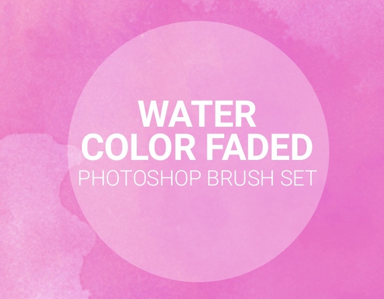 watercolor faded texture brushes free