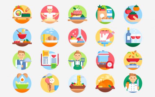 free gastronomy icons