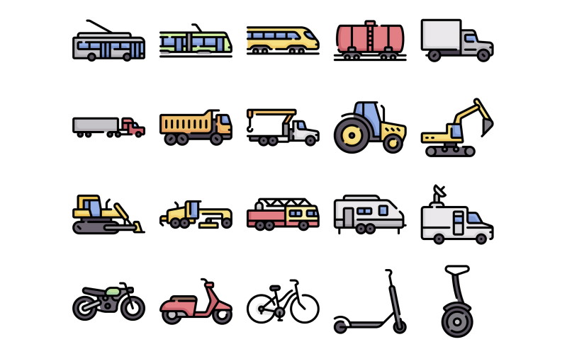 transport icons