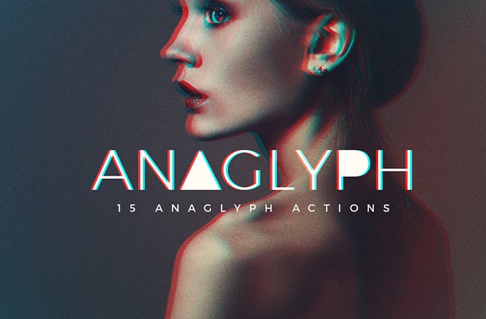 free anaglyph photoshop action