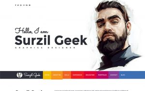 30+ Professional HTML & CSS Resume Templates for Free Download (and ...