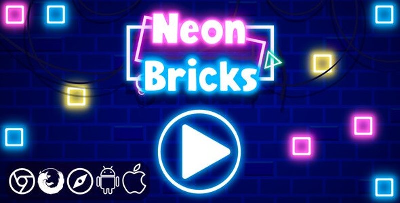 Neon Bricks HTML5 Game