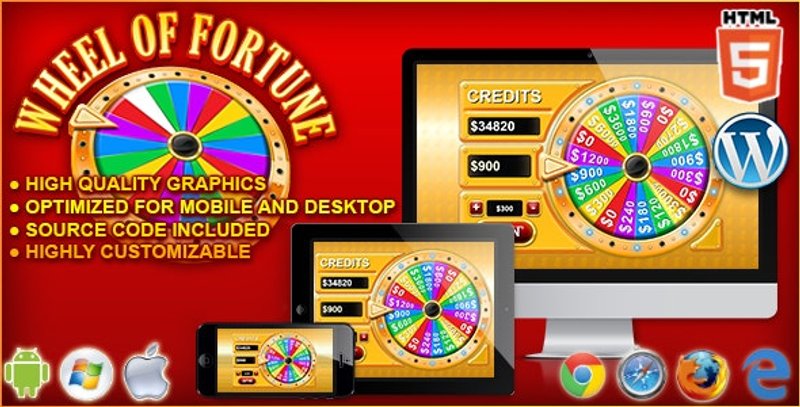 Wheel of Fortune HTML5