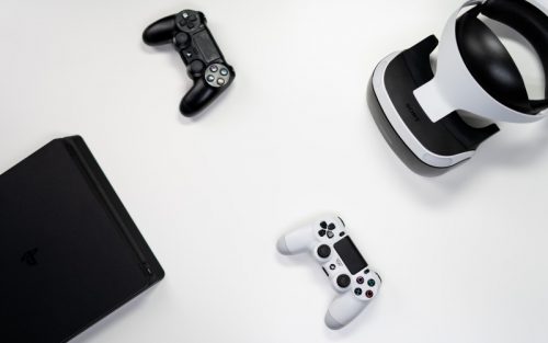 video game controller vr set