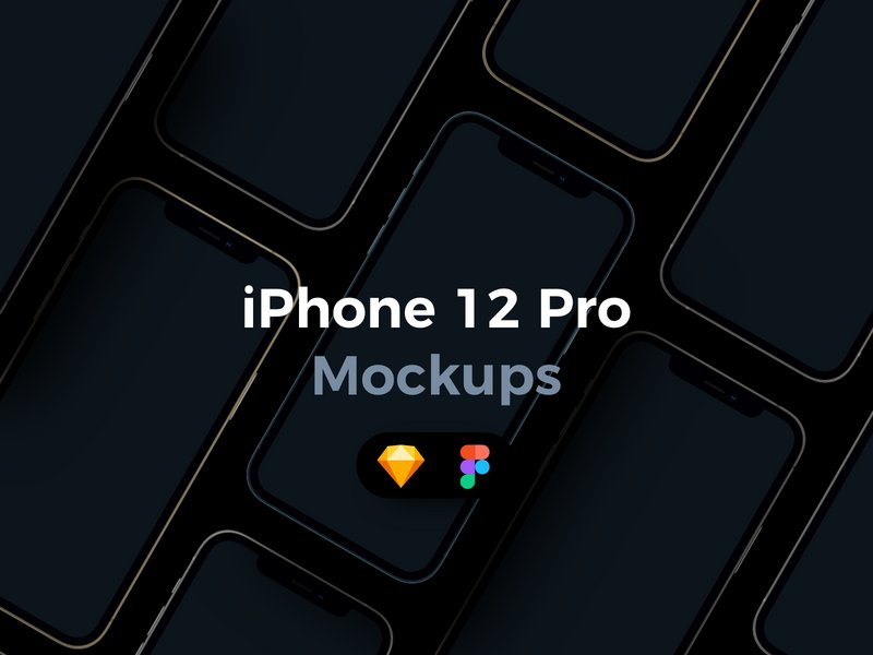 Free Iphone 12 Mockups Psd Ai Sketch Figma Super Dev Resources