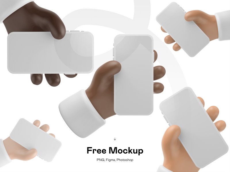 14 Free 3D iPhone Mockup