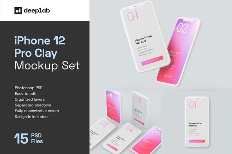 Free Iphone 12 Mockups Psd Ai Sketch Figma Super Dev Resources