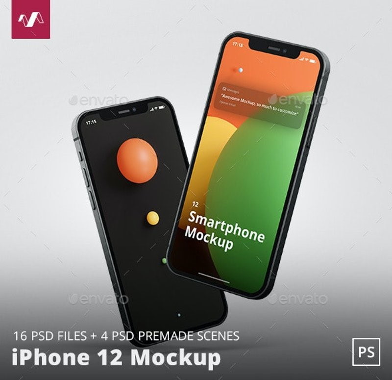 23 Phone 12 Mockup by