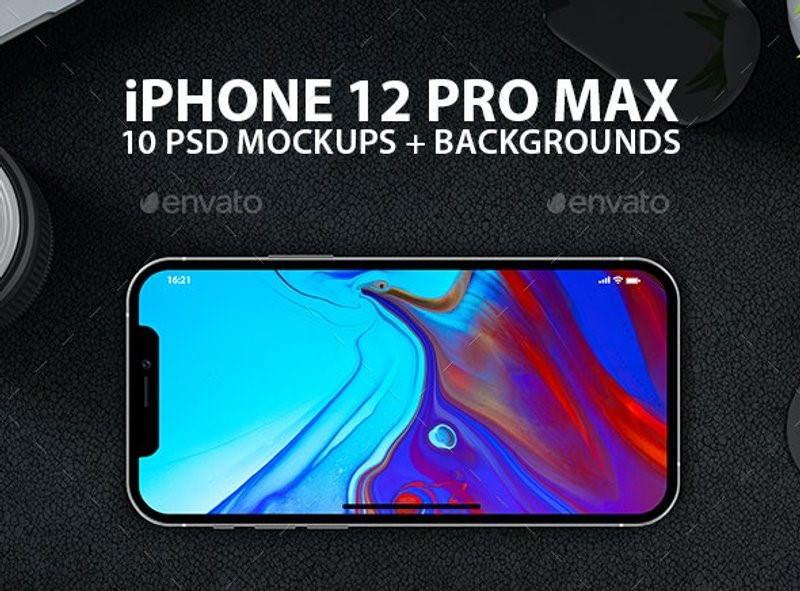 24 iPhone 12 PSD Mock