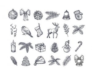 22 Free Christmas Icon Sets - AI, SVG & Sketch - Super Dev Resources