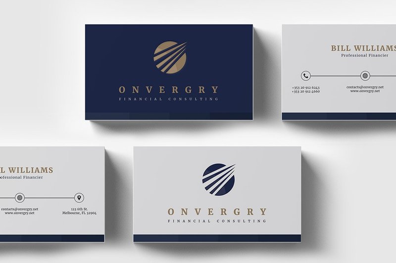 Financial Consulting Business Card