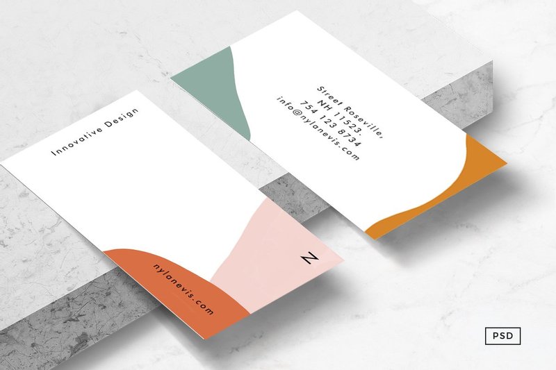 Isla Abstract Business Card Template