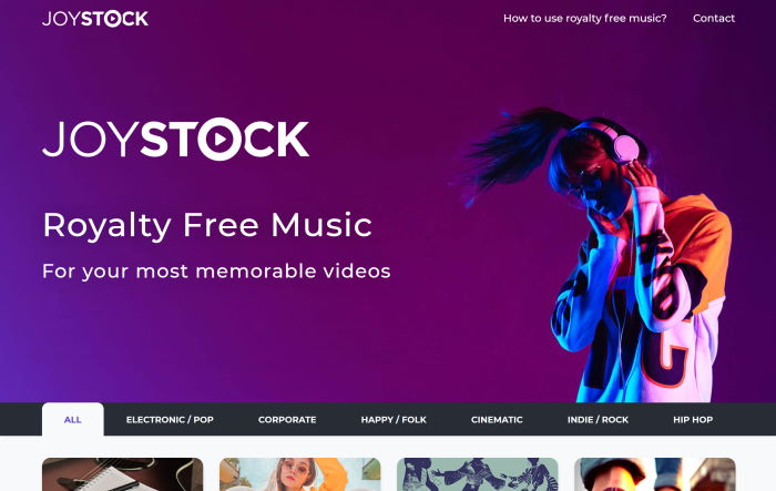 joystock royalty free music