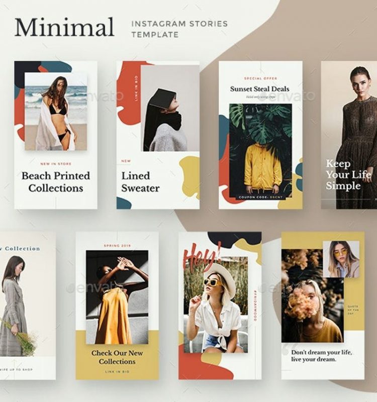 Miminal Instagram Stories Template