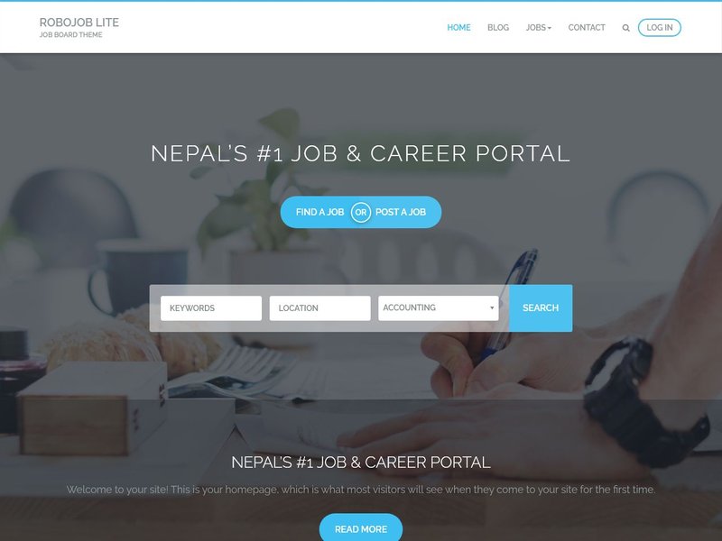 18 Robojob Lite WordPress theme