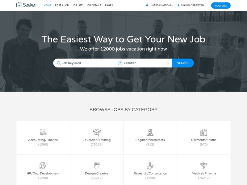 12 Best Job Portal Templates for Job Listing Sites - Super Dev Resources